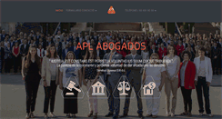Desktop Screenshot of apl-abogados.com